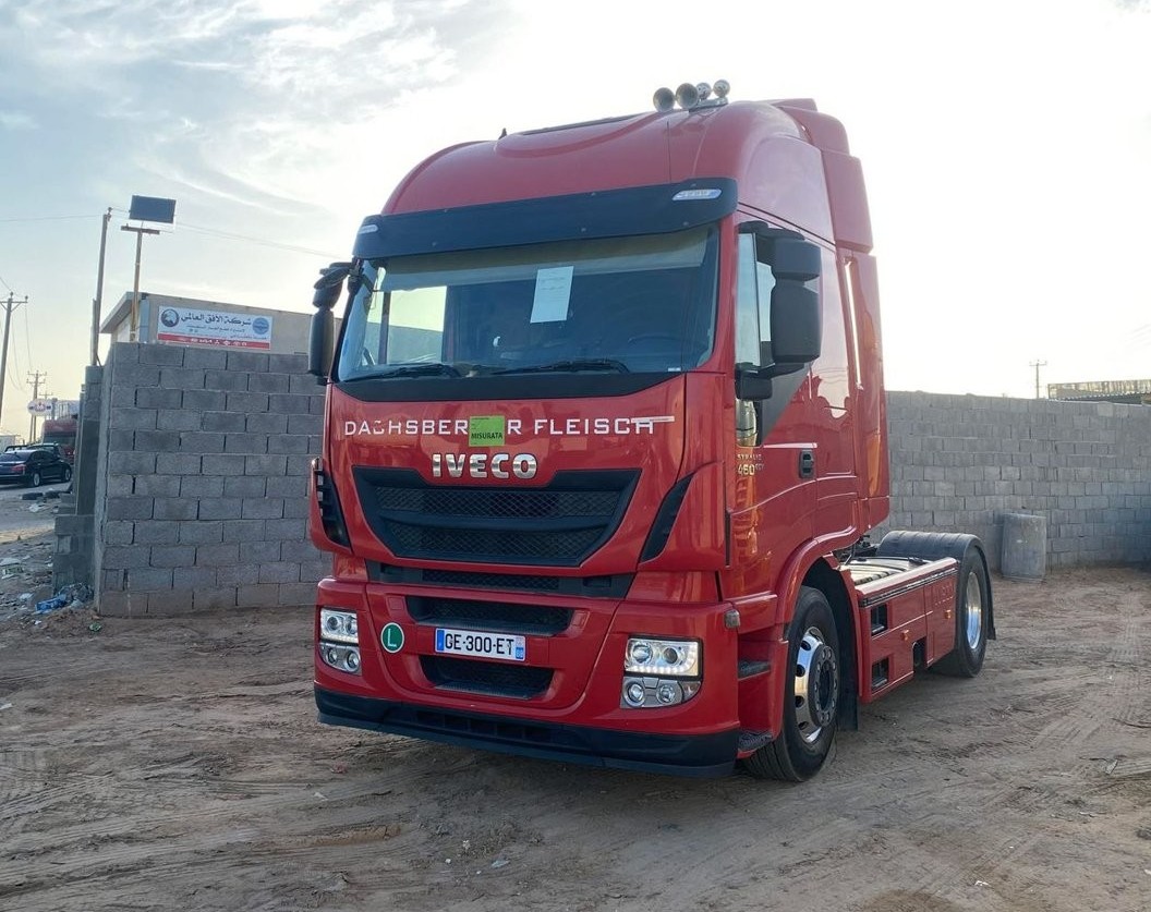 Truck unit parked in Misurata yard